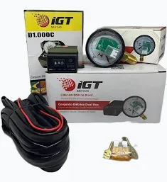 Conjunto Elétrico Gnv Igt Caixinha Chicote E Manômetro