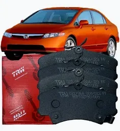 Kit 4 Pastilha Freio Honda Civic 1998 A 2012 Original Trw