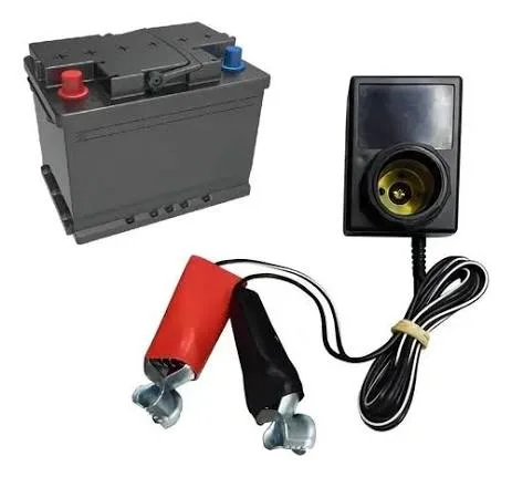 Carregador de Bateria Automotiva Lampada