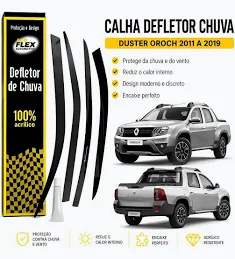 Calha Duster 2011 a 2019/Duster Oroch 2015 a 2019 4 Portas