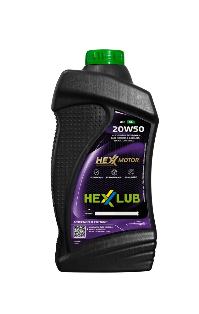 Oleo de Motor 20w50 API SL Mineral HexxLub