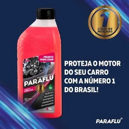 Aditivo Paraflu pronto uso cor rosa 1 litro