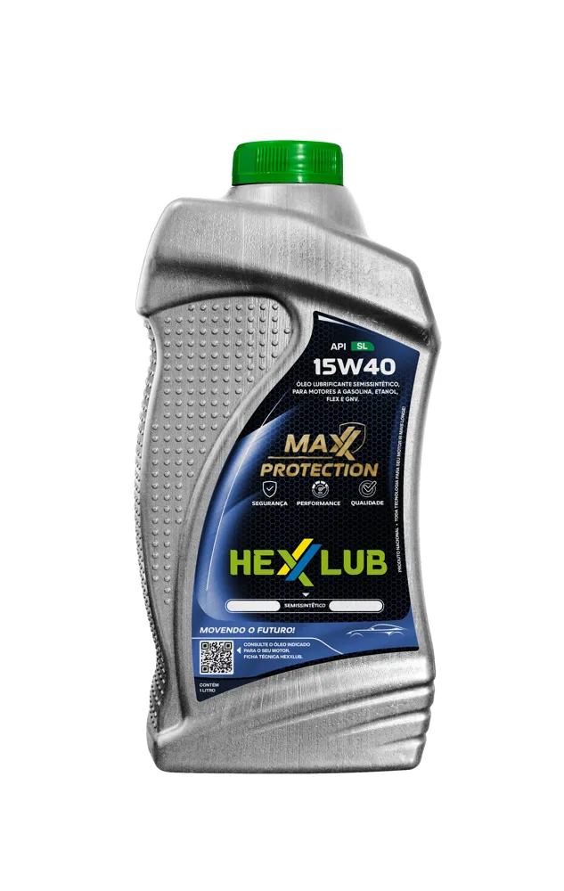 Oleo de Motor 15w40 Semissintetico API SL HexxLub Max Protection