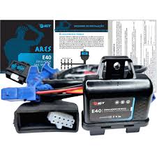 Emulador Ares E40 4 Bicos Injetores com Chicote Conectores IGT GNV