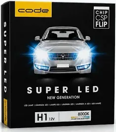 Kit Lampada Led H1 Code