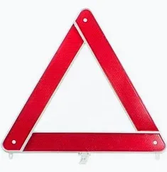 Triangulo de Segurança Base Branca