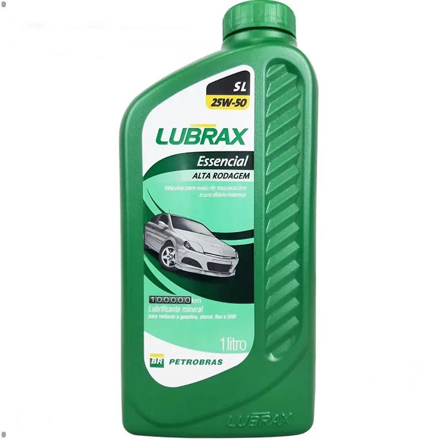 Oleo de Motor Lubrax 25W50 API SL Alta Rodagem Mineral